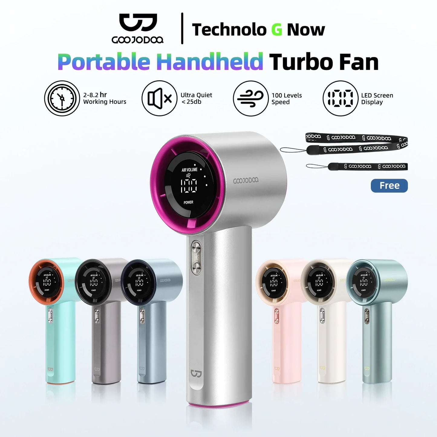 Turbo Breeze Handheld Fan