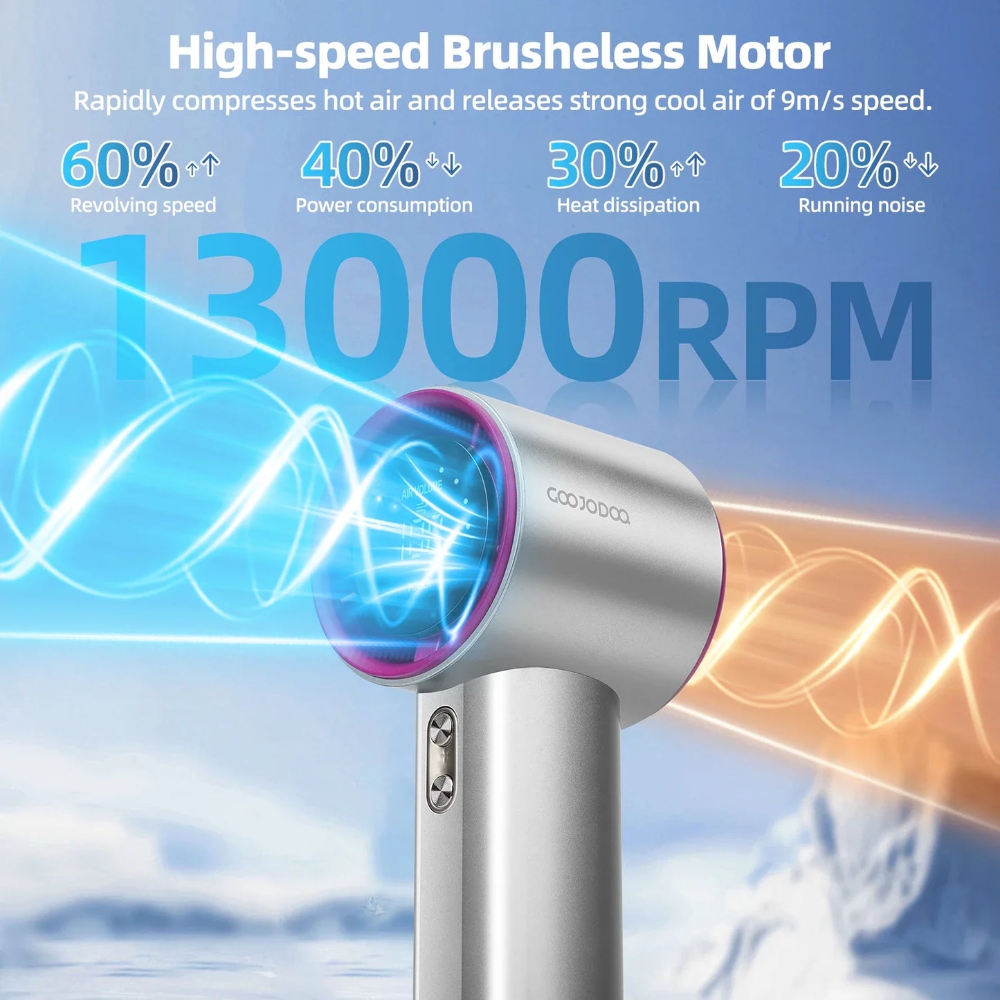 Turbo Breeze Handheld Fan