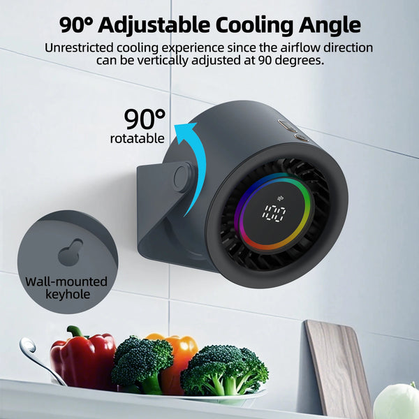 WhisperCool Adjustable Desk Fan